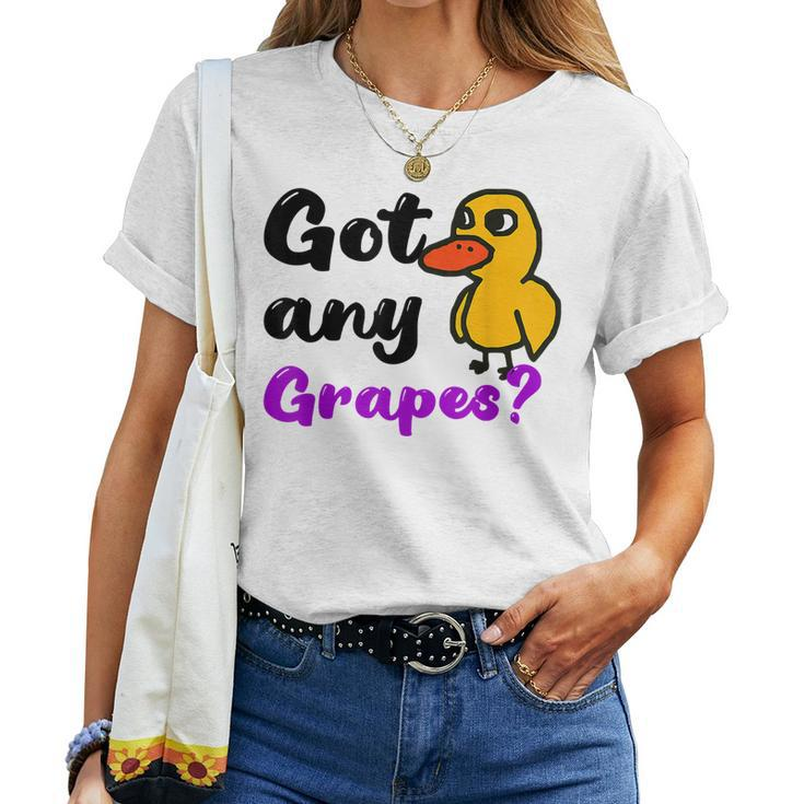 Ice Fresh Lemonade Got Any Grapes Duck Women T-shirt