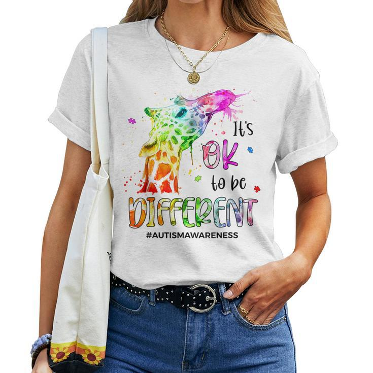 Its Ok To Be Different Autism Awareness Month Women Kid Women T-shirt