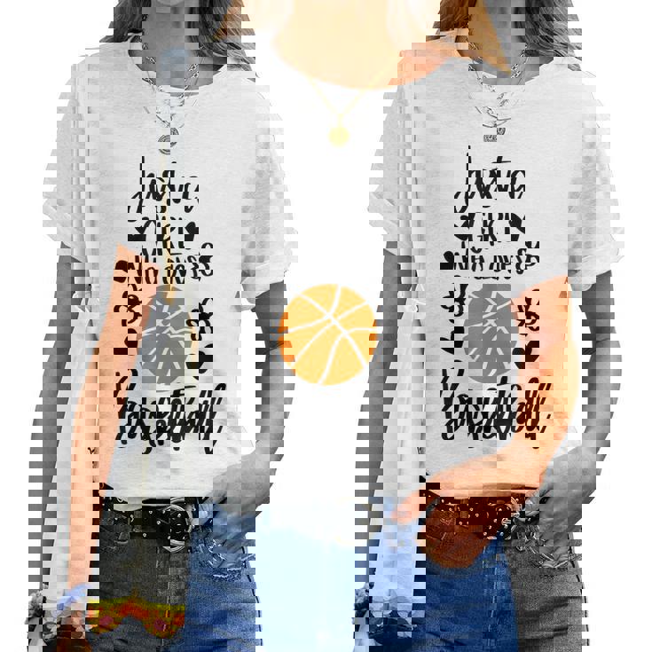 Just A Girl Who Loves Basketball Shirt Sport Tshirt Gift Just A Girl Who Loves Basketball Shirt Sport Tshirt Gift