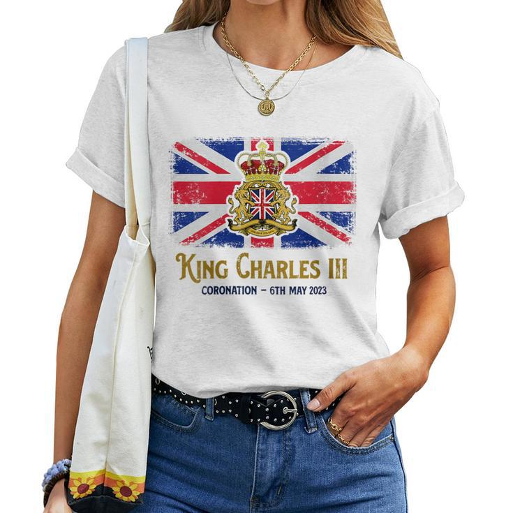 Womens King Charles Iii Coronation 2023 British Monarch Royal May Women T-shirt