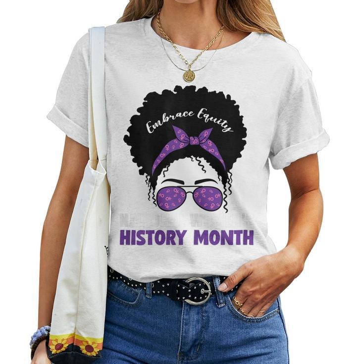 Womens National Womens History Month 2023 Embrace Equity For Women Women T-shirt