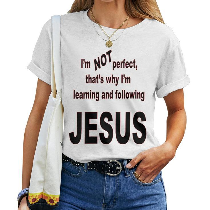 Womens Im Not Perfect Women T-shirt