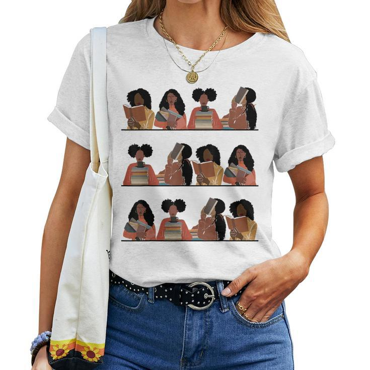 Pretty And Educated Black Women Read African American Bhm Women T-shirt