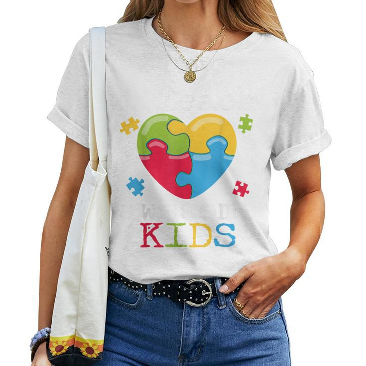Special Education Teacher Sped Support Autism Women T-shirt