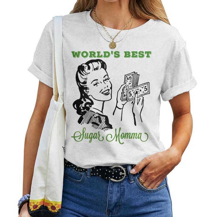 Worlds Best Sugar Momma Adult Graphic Women T-shirt