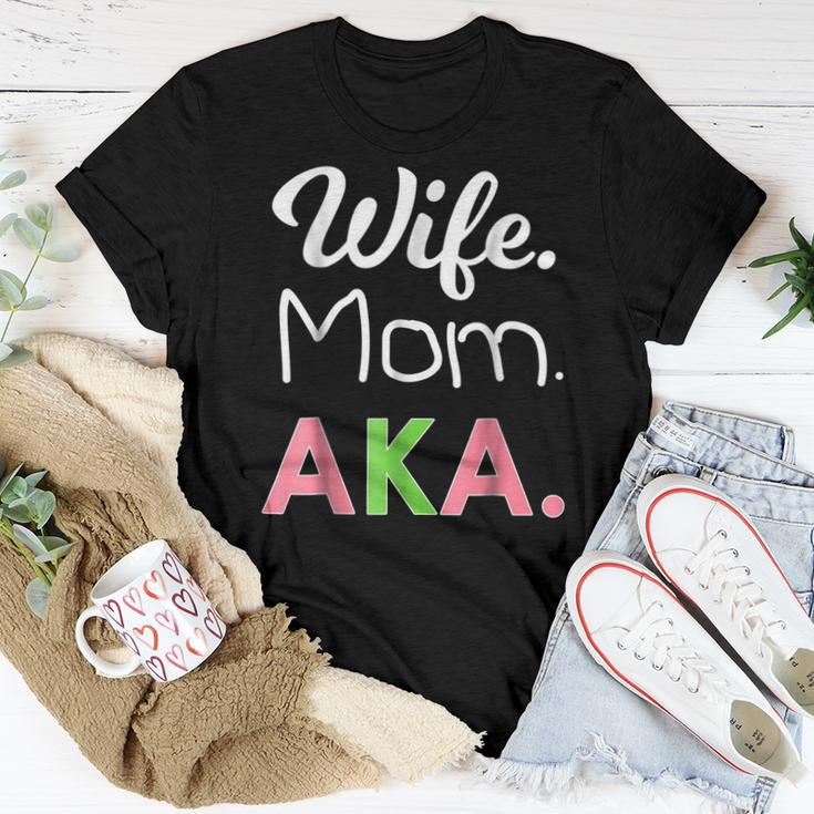 Aka Mom Alpha Sorority For Proud Mother Wife Women T-shirt Unique Gifts
