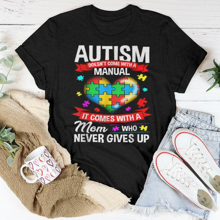 Autism Mom Women Autism Awareness Mom Cute Women T-shirt Unique Gifts