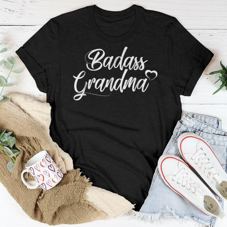Badass Grandma Nana Grandma Mom Women T-shirt Unique Gifts