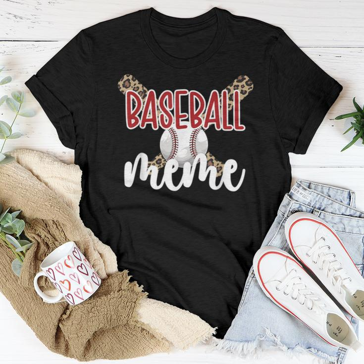 Baseball Meme Grandma Baseball Player Meme Women T-shirt Unique Gifts