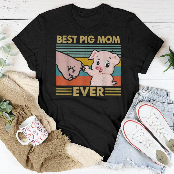 Best Pig Mom Ever Pig Friends Gift Mothers Day Women T-shirt Funny Gifts