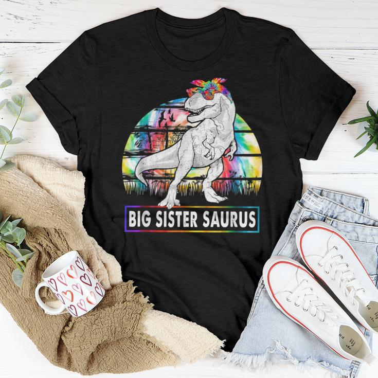 Big Sistersaurus Dinosaur Big Sister Saurus Family Matching Women T-shirt Unique Gifts