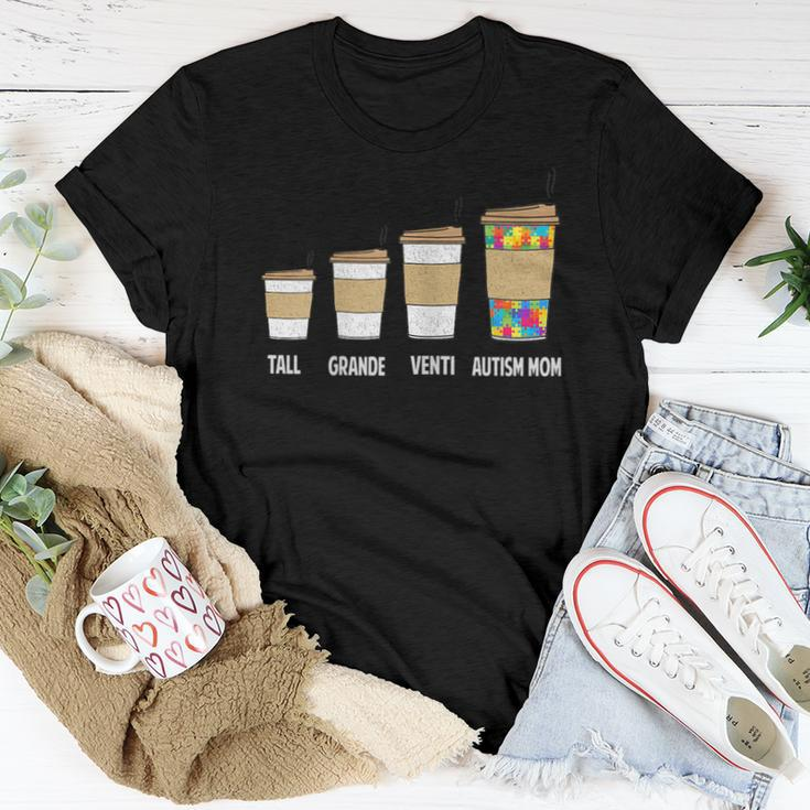 Coffee Autism Mom For Autism Awareness Women T-shirt Unique Gifts