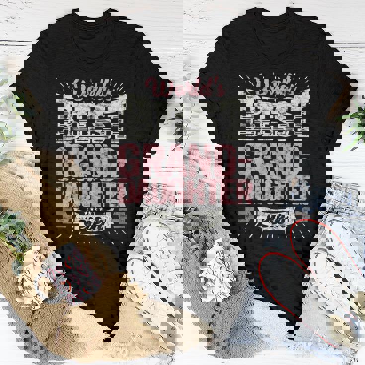 Cool Granddaughter Gift Worlds Best Grand-Daughter Women T-shirt - Seseable