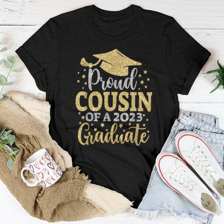 Cousin Senior 2023 Proud Mom Of A Class Of 2023 Graduate Women Crewneck Short T-shirt Personalized Gifts