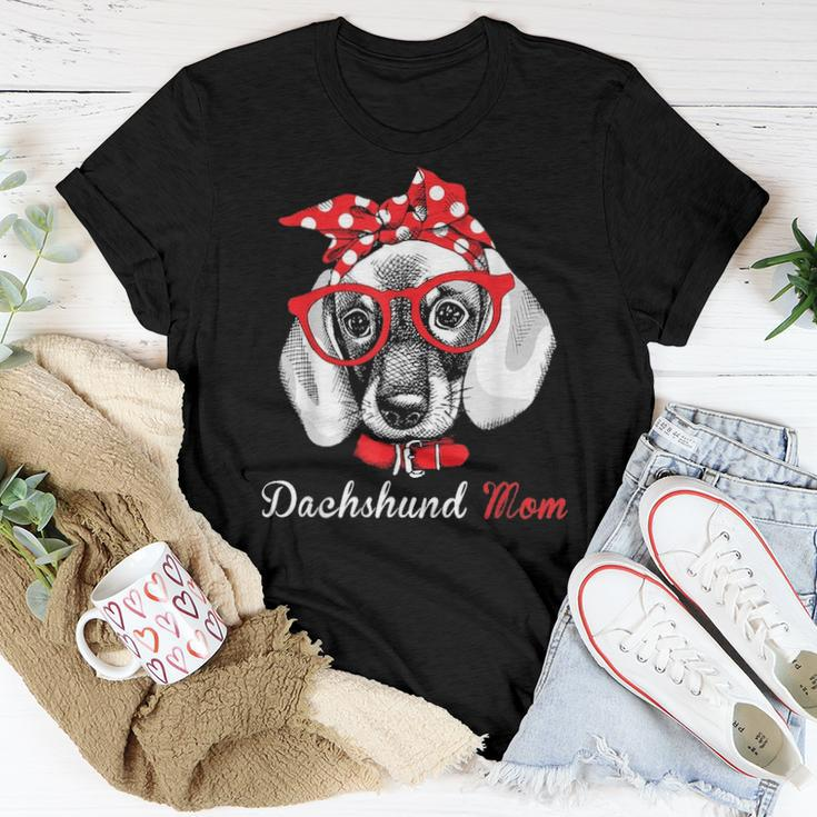 Dachshund Mom For Doxie Wiener Lovers Mothers Day Gift Women T-shirt Funny Gifts