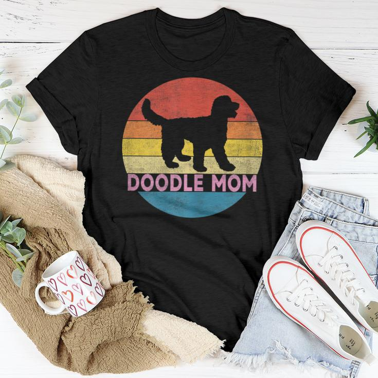 Womens Doodle Mom Cute Goldendoodle Dog Owner Mama Wife Women T-shirt Unique Gifts