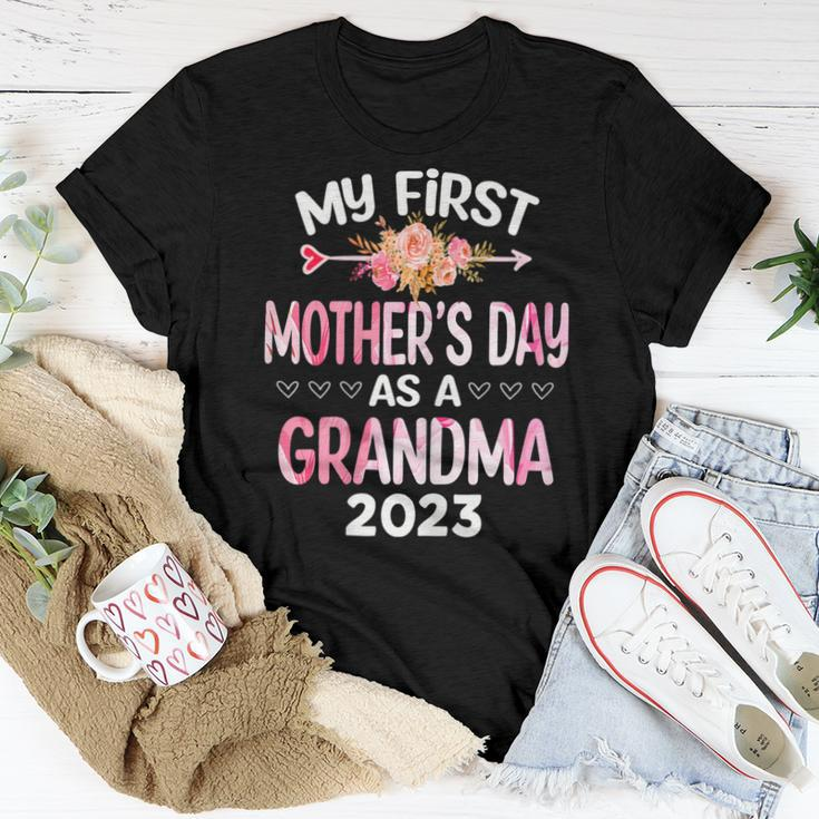 Womens My First As A Grandma 2023 Women Women T-shirt Unique Gifts