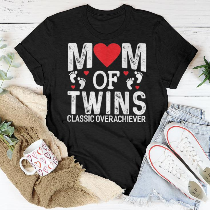Funny Mom Of Twins Classic Overachiever Twins Mom V2 Women T-shirt Funny Gifts