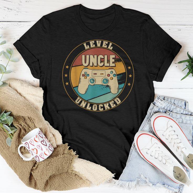 Gamer New Uncle Dad Mom Baby Announcement Pregnancy Father Women T-shirt Unique Gifts