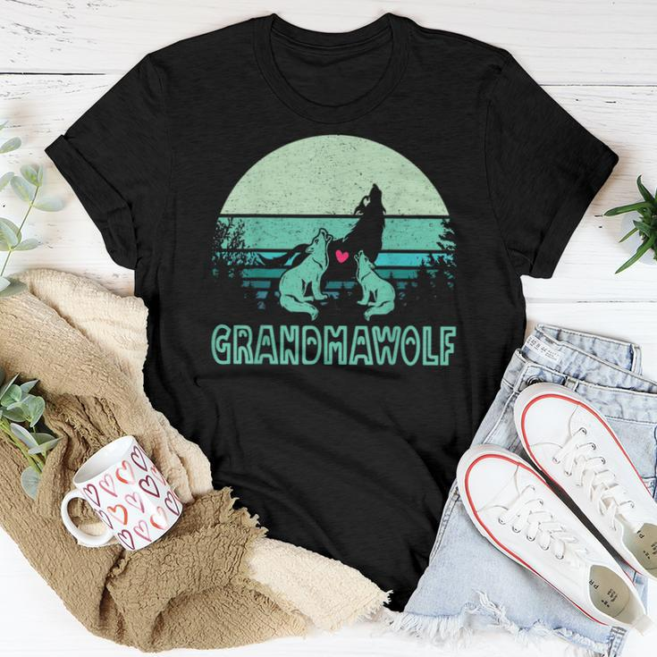 Grandmawolf For Lovers Mom Grandma Wolf & Wolves Women T-shirt Unique Gifts