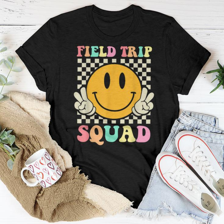 Hippie Field Trip Squad For Teacher Kids Field Day 2023 Women T-shirt Unique Gifts