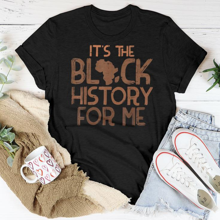 Its Black History For Me African Pride Bhm Men Women Kids V2 Women T-shirt Funny Gifts