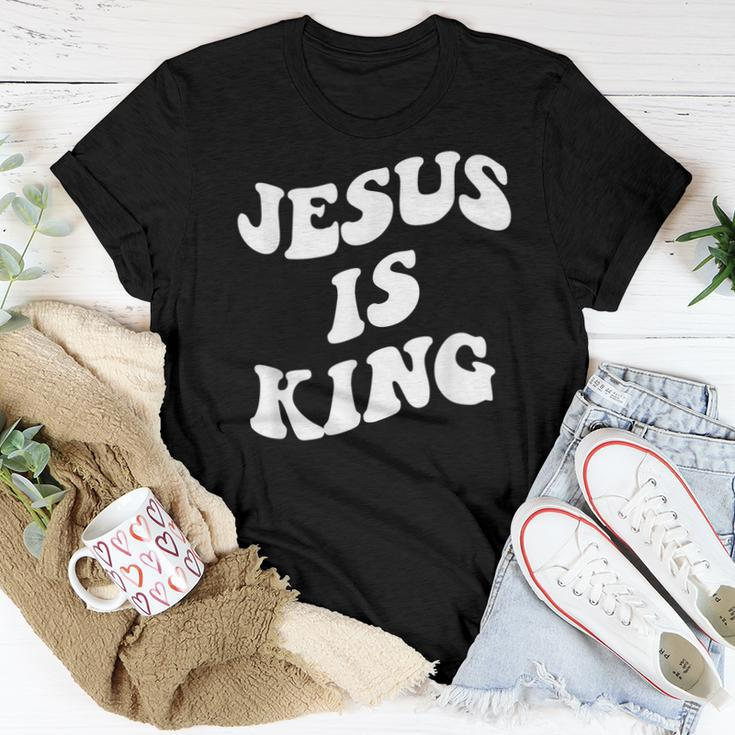 Jesus Is King Aesthetic Trendy Women T-shirt Unique Gifts