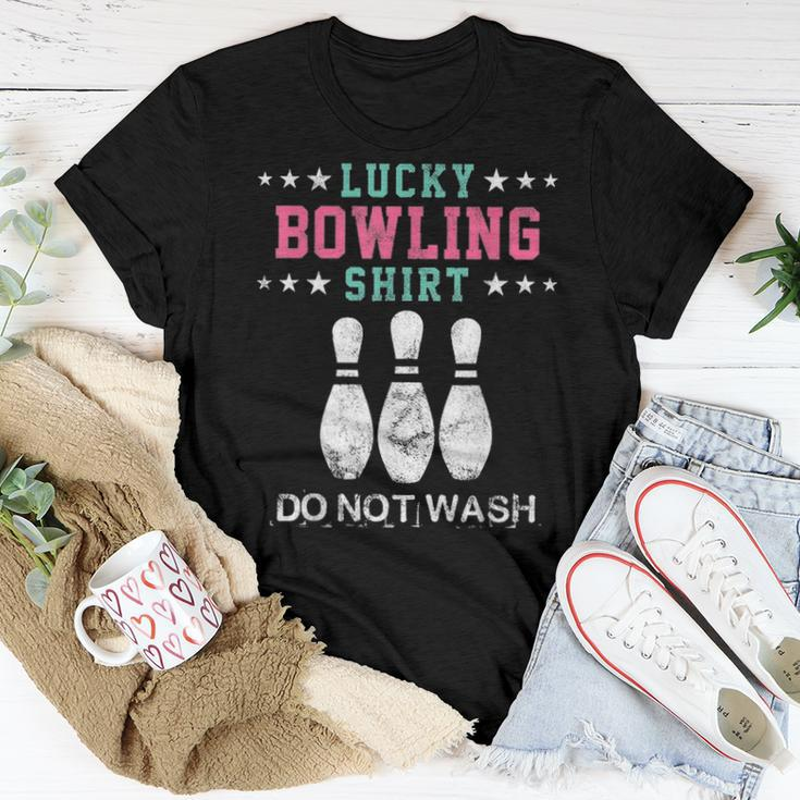 Lucky Bowling Gift For Women Wife Mom Or Girls Women T-shirt Funny Gifts