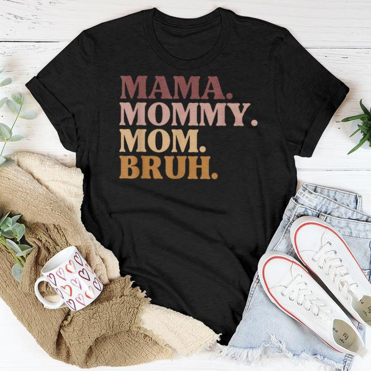 Mama Mom Bruh Humor Vintage For Mother Women T-shirt Unique Gifts