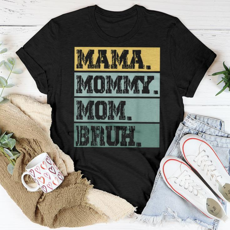Mama Mommy Mom Bruh Vintage Mother 2023 Women T-shirt Unique Gifts