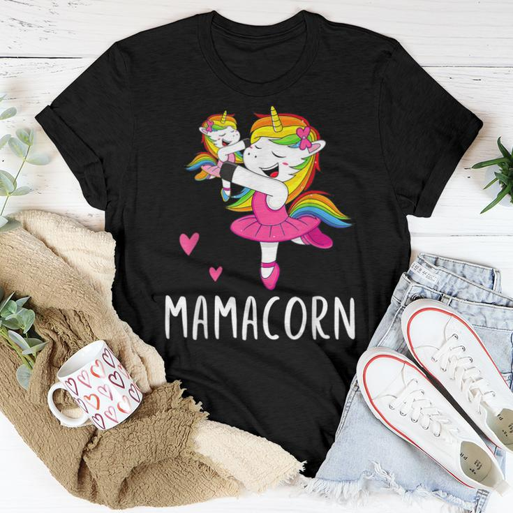 Mamacorn Unicorn Mama Ballerina Women T-shirt Unique Gifts