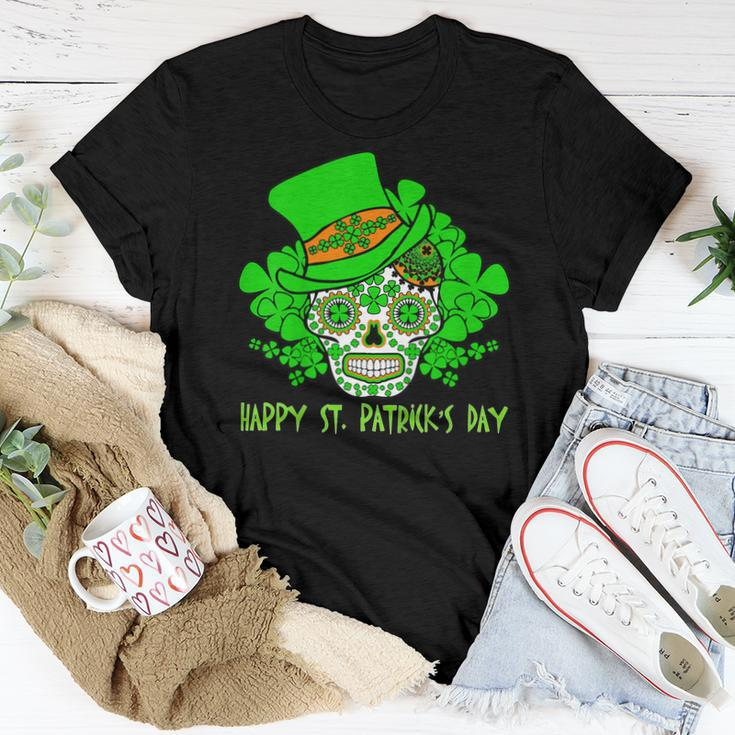 Mens WomensShirt Green Skull St Patricks Day Women T-shirt Unique Gifts