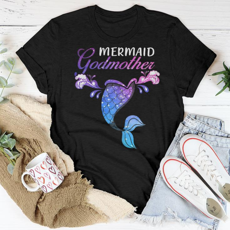 Womens Mermaid Godmother Mermaid Birthday Party Shirt Women T-shirt Unique Gifts