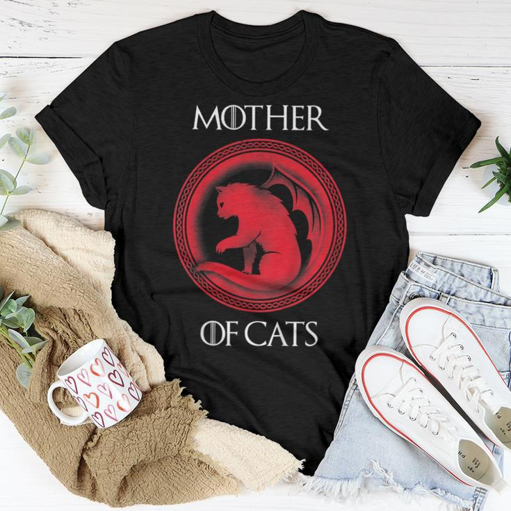 Mother Of Cats Shirt Idea For Mom Wife Her Women T-shirt Unique Gifts