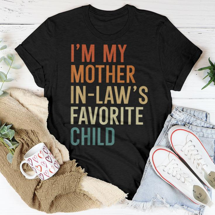 Im My Mother-In-Laws Favorite Child Son In Law Women T-shirt Unique Gifts