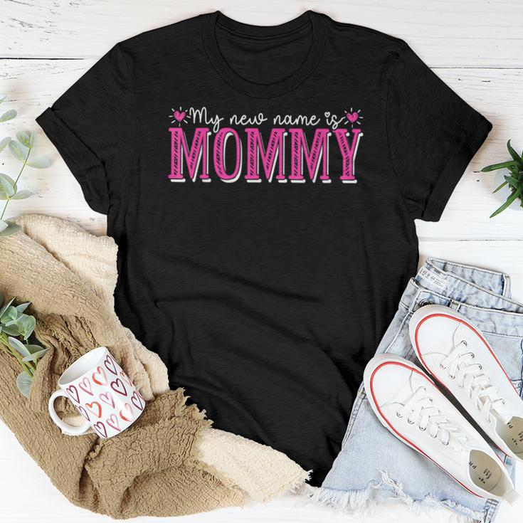 My New Name Is Mommy New Mom Mama Grandma Women T-shirt Unique Gifts