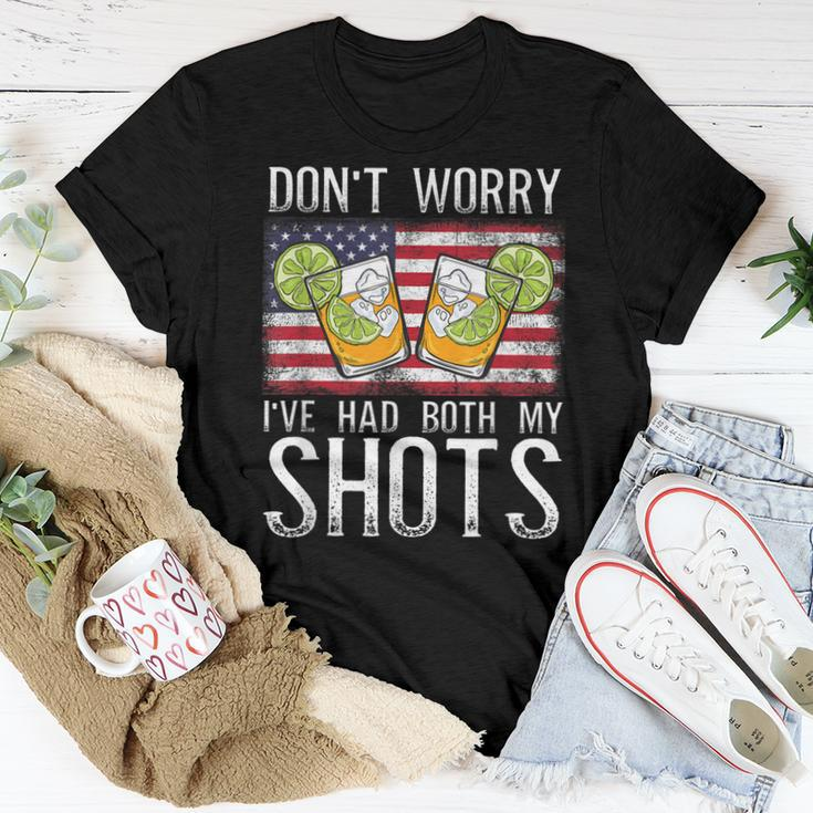 Do Not Worry Ive Had Both My Shots Two Shots Saying Women T-shirt Unique Gifts