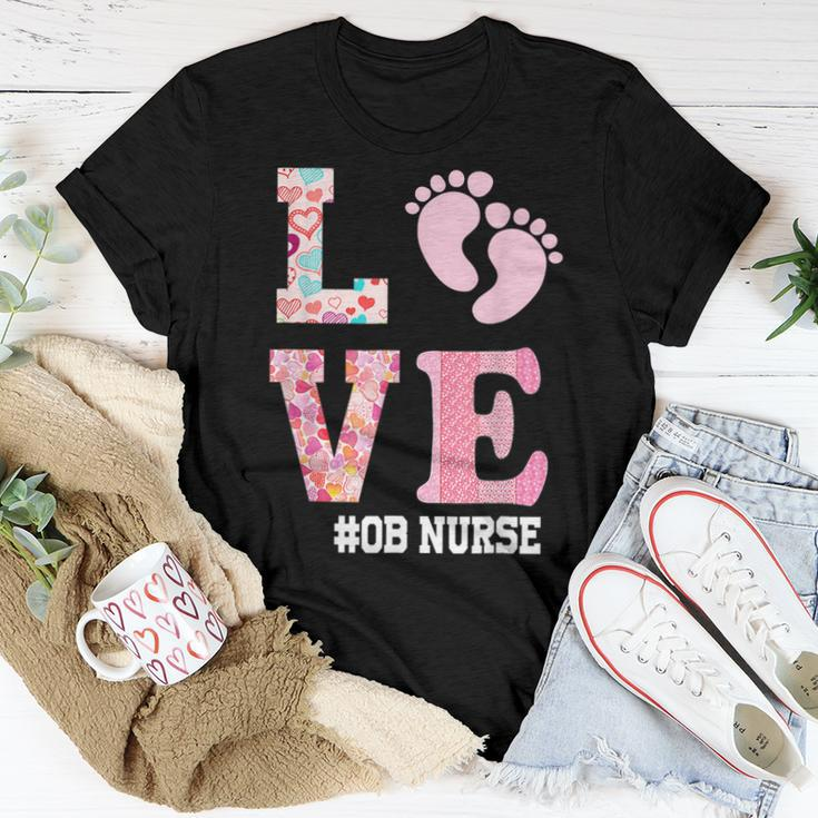 Ob Nurse Valentines Day Delivery Labor Nursing Lovers V2 Women T-shirt Funny Gifts