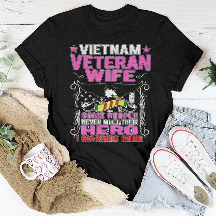 Some People Never Meet Their Hero Vietnam Veteran Wife V2 Women T-shirt Funny Gifts