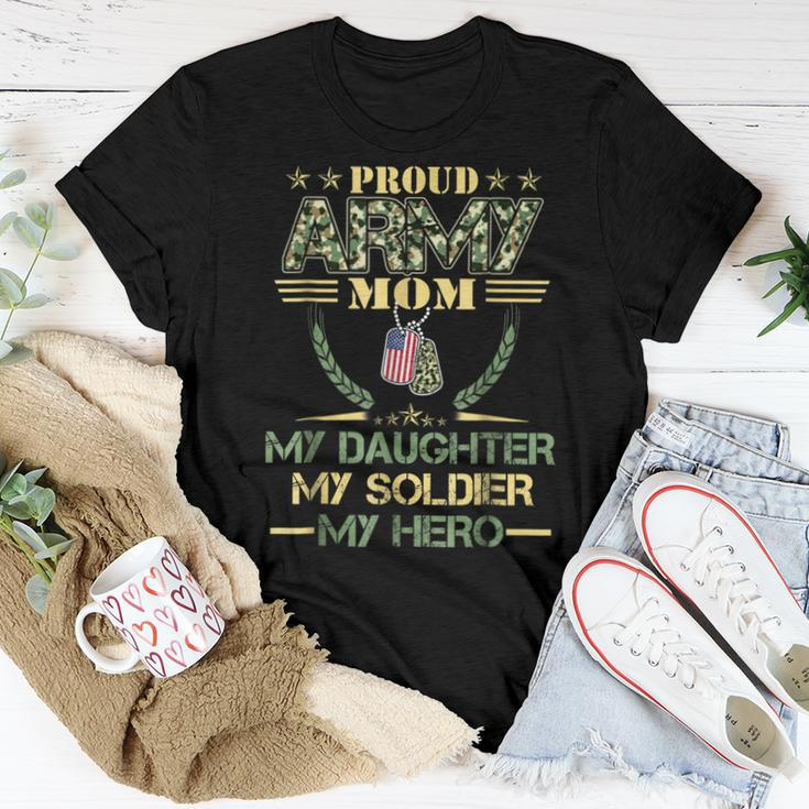 Proud Army Mom Daughter Veteran Women T-shirt Unique Gifts