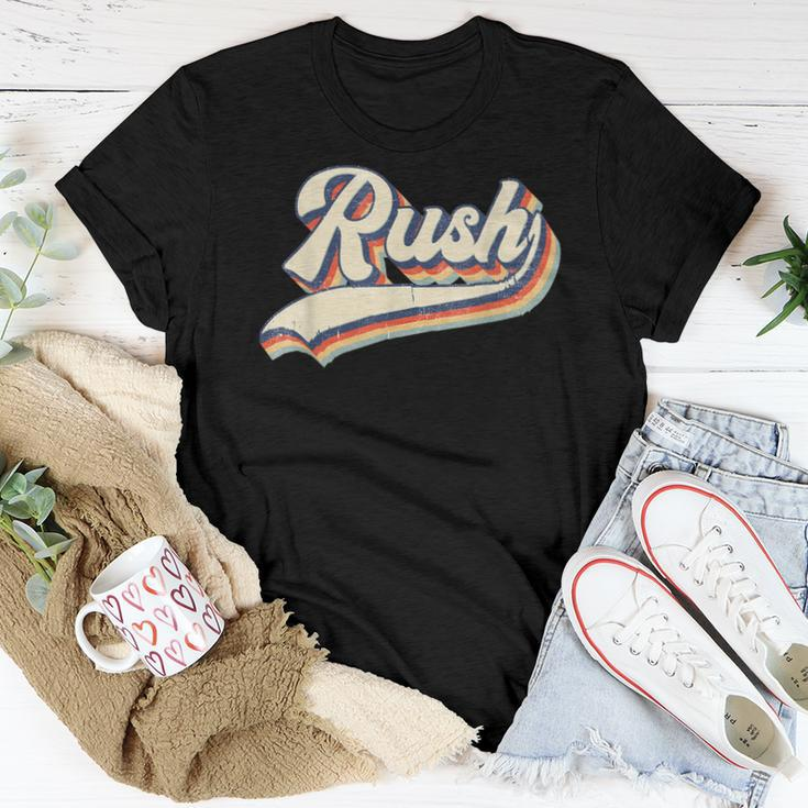 Rush Surname Vintage Retro Men Women Boy Girl Women T-shirt Unique Gifts