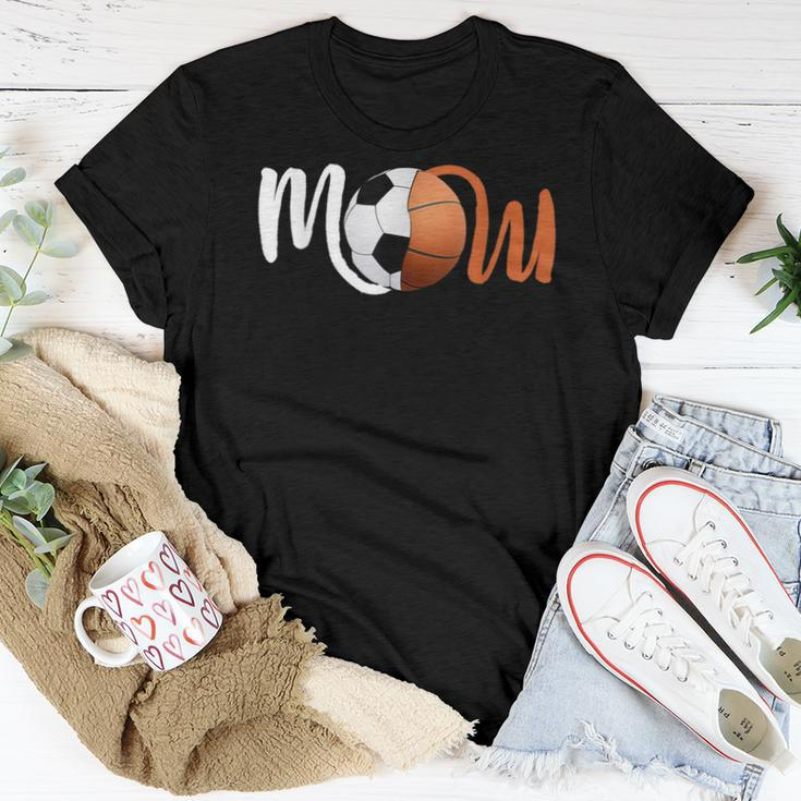 Soccer Basketball Mom Of Player For Women T-shirt Unique Gifts