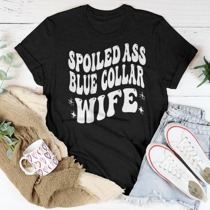 Spoiled Ass Blue Collar Wife Blue Collar Wife Women T-shirt Unique Gifts