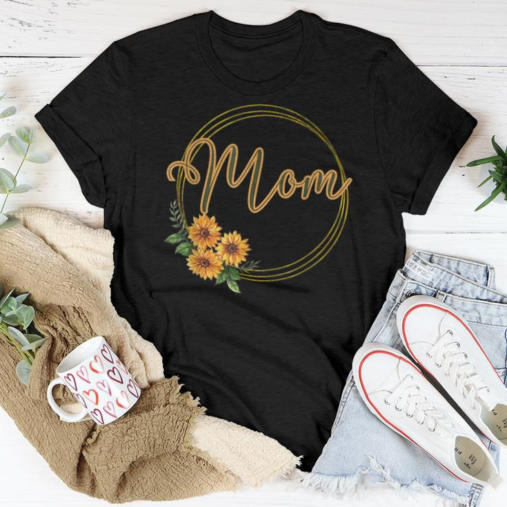 Sunflower Graphic For Mom Women T-shirt Unique Gifts