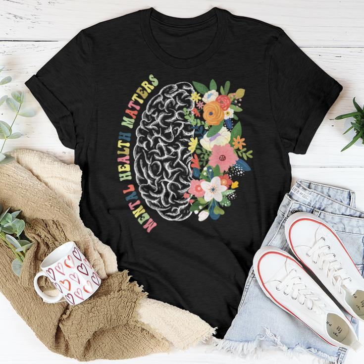 Mental Health Matters Plant Lovers Mental Health Awareness Women T-shirt Unique Gifts