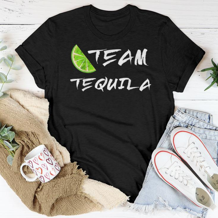 Team Tequila Lime Lemon Cocktail Squad Drink Group Women T-shirt Casual Daily Basic Unisex Tee Unique Gifts