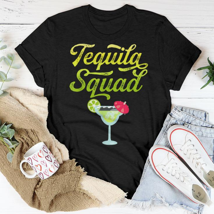 Tequila Squad Novelty Women T-shirt Unique Gifts