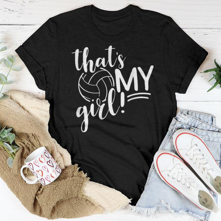 Thats My Girl Proud Volleyball Mom Volleyball Mother Women T-shirt Unique Gifts