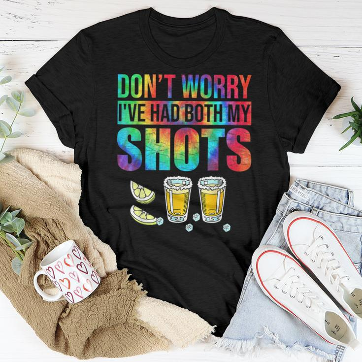 Two Shots Tequila Dont Worry Ive Had Both My Shots Women T-shirt Unique Gifts