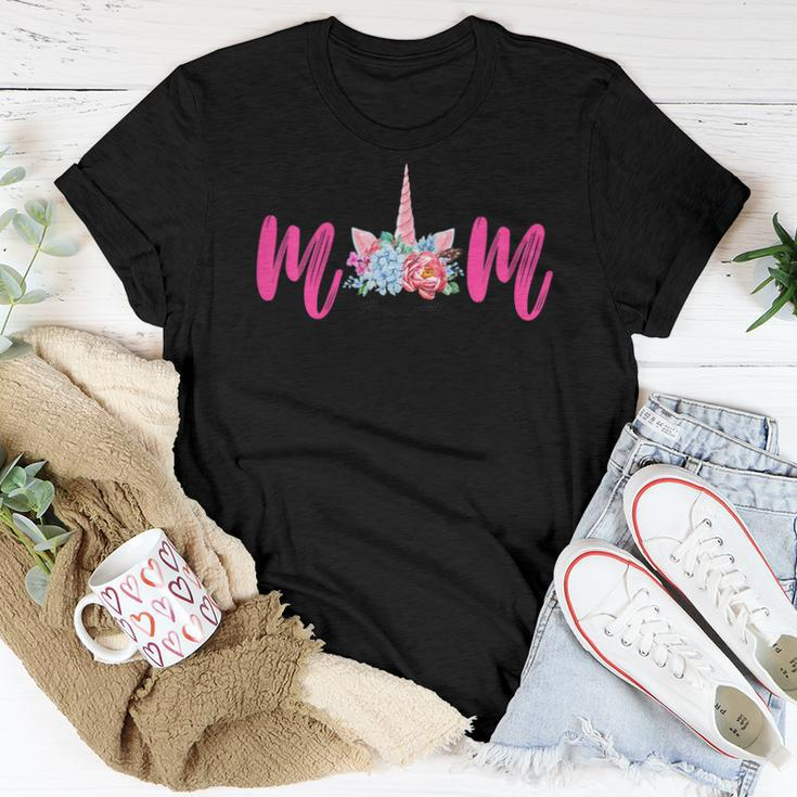 Womens Unicorn Mom Birthday Shirt Matching Family Party T-Sh Women T-shirt Unique Gifts